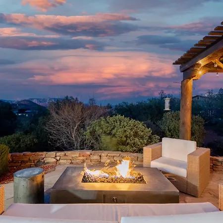 Modern Secluded With Amazing Views Hot Tub Casita Villa Sedona Exterior photo